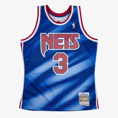 Koszulka Mitchell & Ness New Jersey Nets #3 Drazen Petrovic niebieska Swingman Jersey