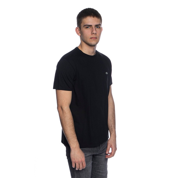 Koszulka Lacoste Men's Crew Neck Pima Cotton T-Shirt czarna