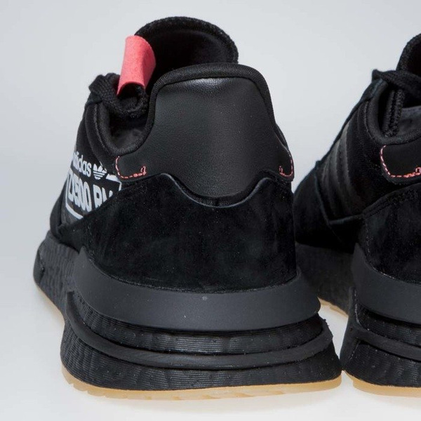 Sneakers buty Adidas Originals ZX 500 RM core black/bluebird (BB7443)