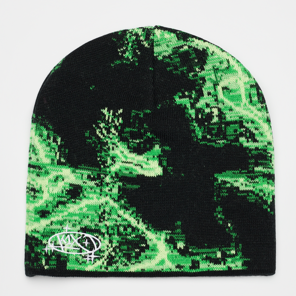 K1X Czapka zimowa Laser Skully green