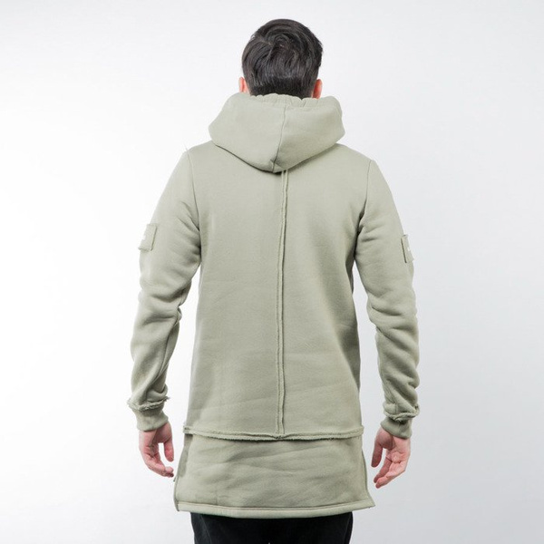 Majors bluza sweatshirt Long Hoodie olive