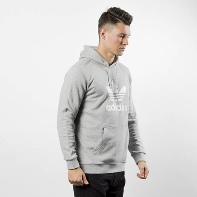 Sweatshirt Adidas Originals Trefoil Hoody medium grey heather DT7963