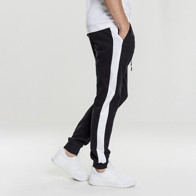 Urban Classics 2-Tone Interlock Track Pants black / white