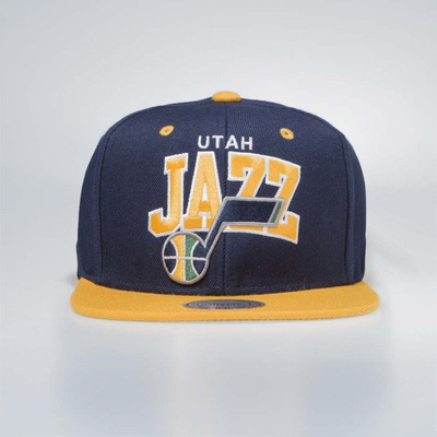 Czapka Mitchell & Ness Utah Jazz Snapback Cap navy / yellow Team Arch 