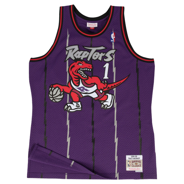 Koszulka Mitchell & Ness Toronto Raptors #1 Tracy McGrady purple Swingman Jersey