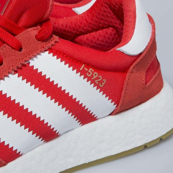 Sneakers buty Adidas Originals Iniki Runners red / footwear white / gum BB2091