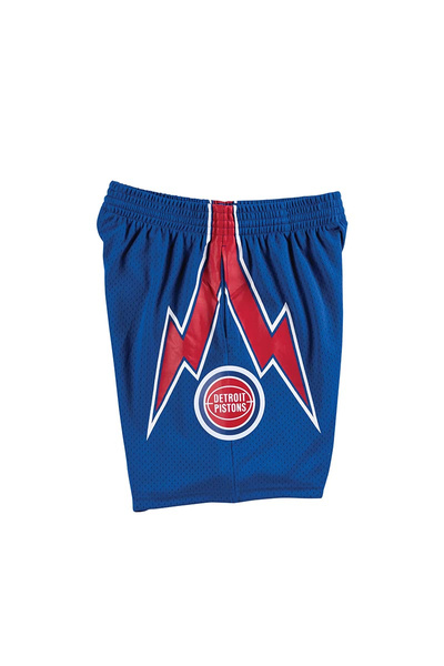 Szorty Mitchell & Ness Detroit Pistons Swingman Shorts niebieskie