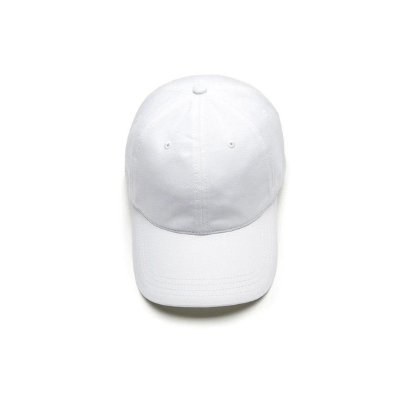 Czapka Lacoste Men's Contrast Strap Cotton Cap biała