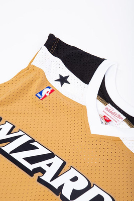 Mitchell & Ness TWashington Wizards #3 Caron Butler Swingman Jersey gold
