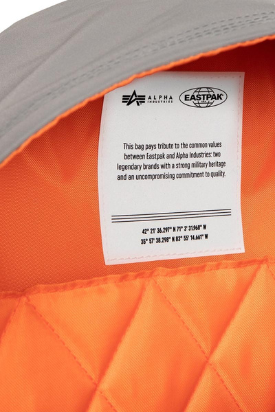 Plecak Eastpak x Alpha Industries Padded Pak'r Backpack srebrny