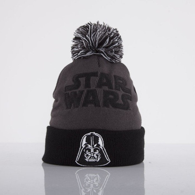 Starter czapka zimowa Star Wars black/grey  Face Bobble Knit Vader