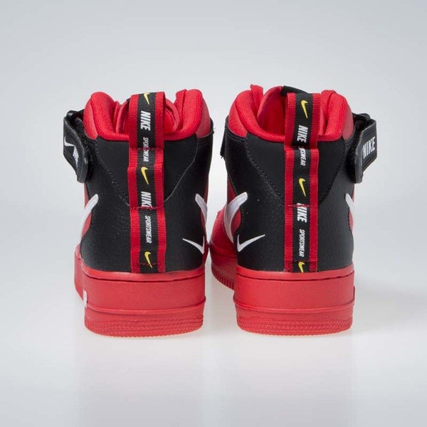 Sneakers buty Nike Air Force 1 Mid '07 LV8 university red / white-black (804609-605)