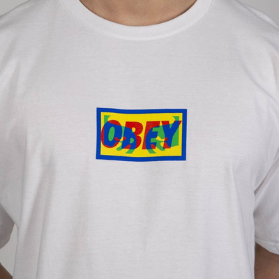 Obey Koszulka Transparent Obey white