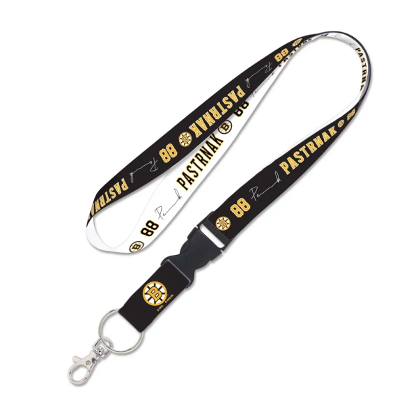 WinCraft NHL Lanyard w/detachable buckle 1" David Pastrnak Boston Bruins
