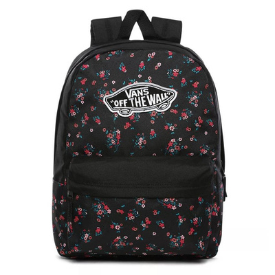 Vans Realm Backpack (floral print) black