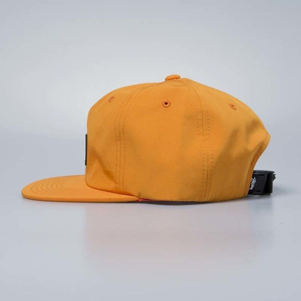 Czapka Stussy strapback cap Stock Rubber Patch orange