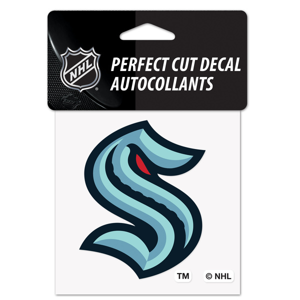 WinCraft NHL Perfect Cut Color Decal 4x4 Seattle Kraken