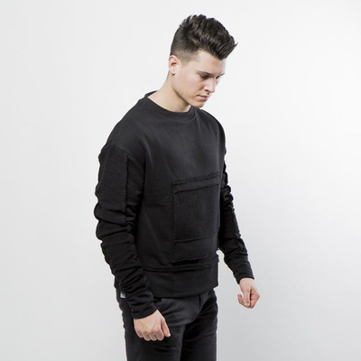 Urban Flavours bluza Mental Pocket Crewneck black