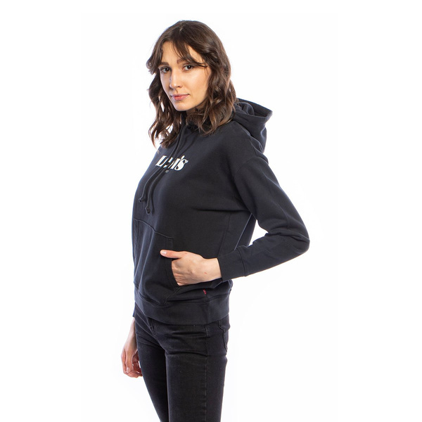 Bluza damska Levi's Graphic Standard Hoodie czarna