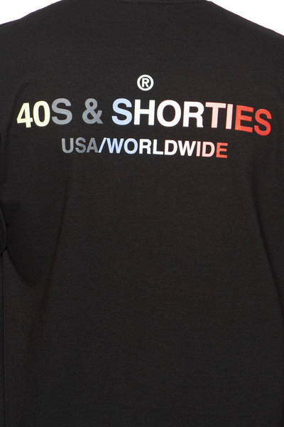 Koszulka 40s & Shorties General Text Logo Tee czarna
