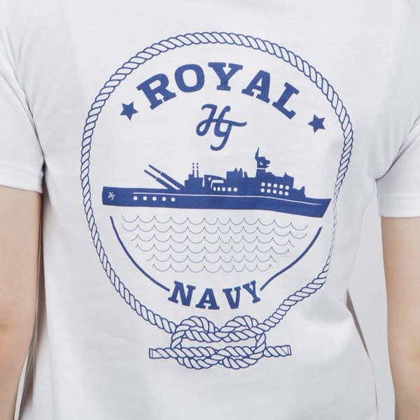 Koszulka damska Harp Team Royal Navy white