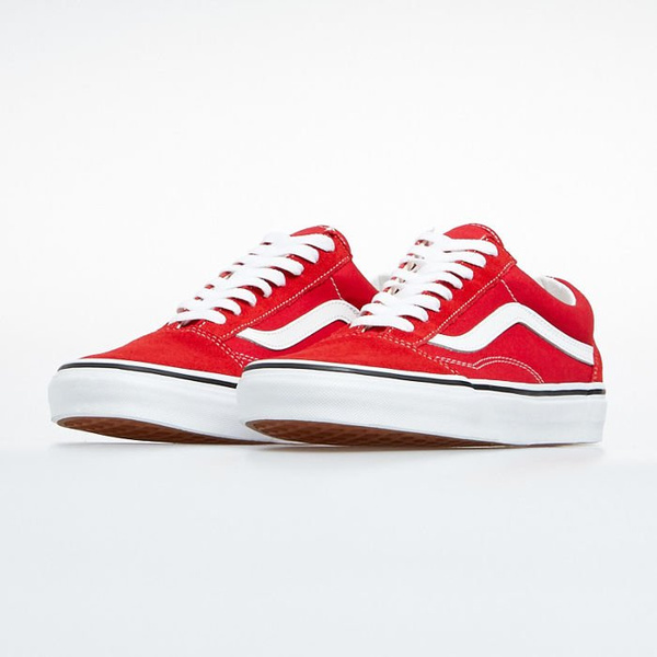 Sneakers buty Vans Old Skool racing red/true white (VN0A4BV5JV61)