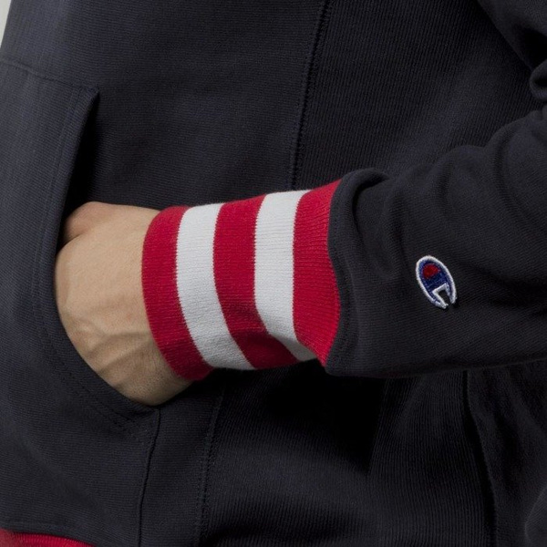 Champion bluza sweatshirt Reverse Weave Sweat Hoody navy 2098763S16-2192