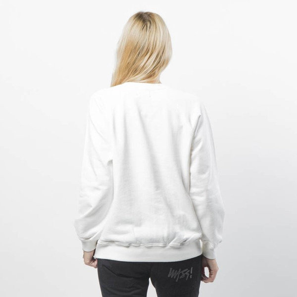 Bluza damska Stussy Sweatshirt Otto Raglan Crew off white WMNS