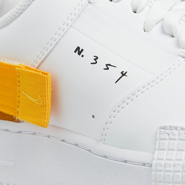 Sneakers buty Nike Air Force 1-Type white/university gold (AT7859-100)