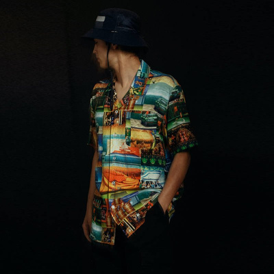 HUF x Street Fighter Stages S/S Resort Shirt multi