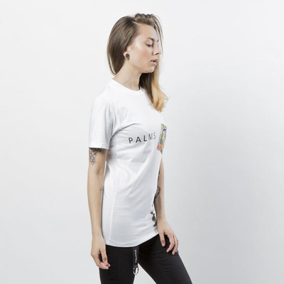 Women T-Shirt Majors Pocket palm white