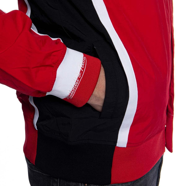 Kurtka Mitchell & Ness Chicago Bulls czerwona Authentic Warm Up Jacket
