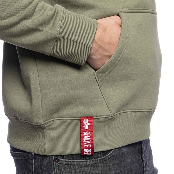 Bluza Alpha Industries Basic Hoody Small Logo olive