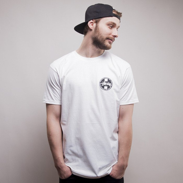 Stussy t-shirt Worldwide Dot white | Bludshop.com