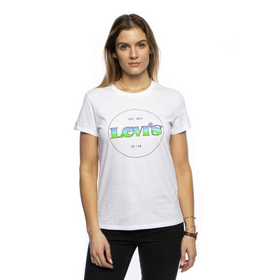 WMNS T-shirt Levi's The Perfect Tee Circle white