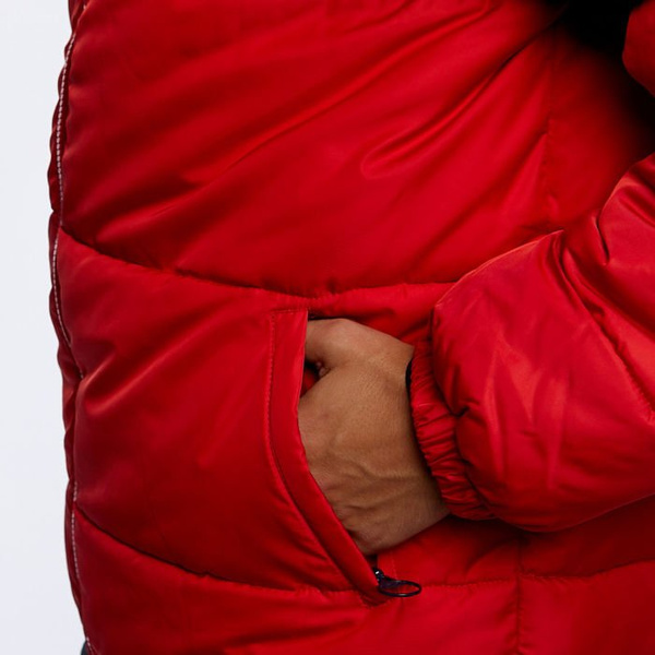 Kurtka zimowa Fila Dewe Padded Jacket true red-black iris