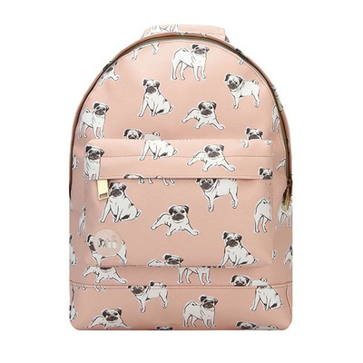 Mi-Pac backpack Pugs peach