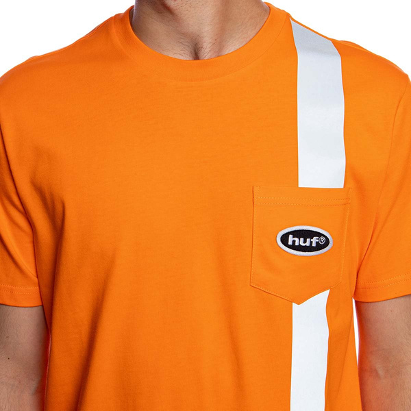 Koszulka HUF Safety S/S Pocket Tee pomarańczowa