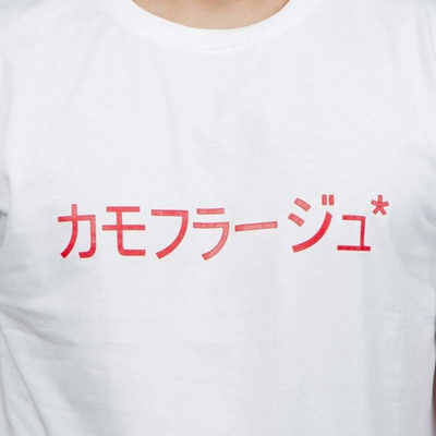 Kamuflage T-shirt Hara-Kamu white