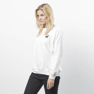 Bluza damska Stussy Sweatshirt Otto Raglan Crew off white WMNS 