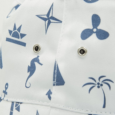 Diamante Wear kapelusz bucket hat Marine white 