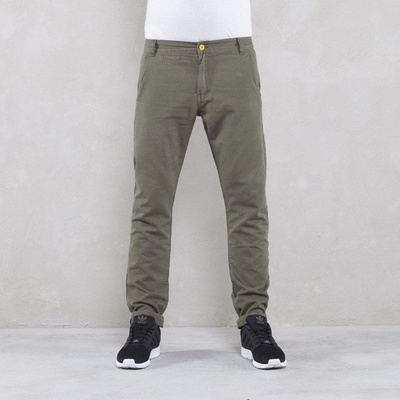 Backyard Cartel spodnie Chinos Back anti fit khaki