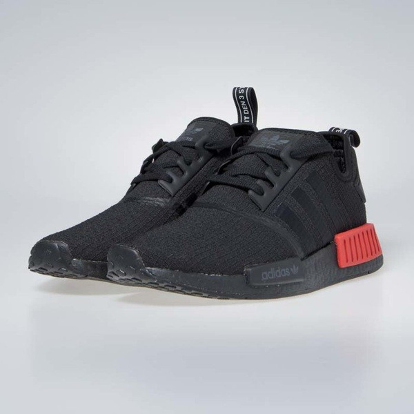 Sneakers buty Adidas Originals NMD_R1 core black / lush red (B37618)