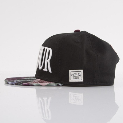 Cayler & Sons cap snapback Bonjour Flowers black / mc (WL-CAY-AW15-07-02-OS)