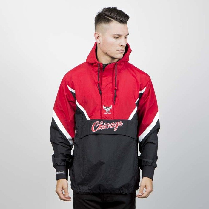 Mitchell & Ness jacket Chicago Bulls Half Zip Anorak Jacket black