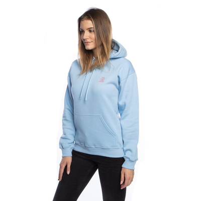 Women Two Girls One Hoodie Baby Blue Slavic Mornings blue