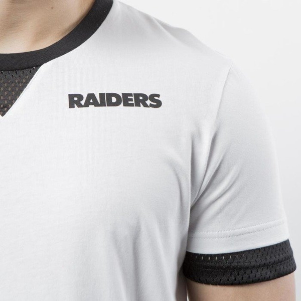 Koszulka Majestic Athletic Oakland Raiders Cotton / Mesh Mock Layer T-shirt white MOR3788WB