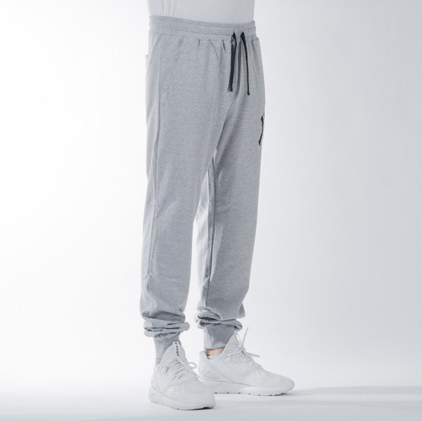 Spodnie dresowe Majestic Athletic Garten Cuffed Hem Jogger New York Yankees marl grey (MNY1440E2)