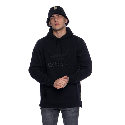 Sweatshirt Adidas Originals Warm-Up Hoodie black/gold metallic