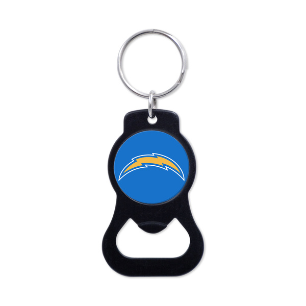 WinCraft NFL Black Bottle Opener Key Ring Los Angeles Chargers